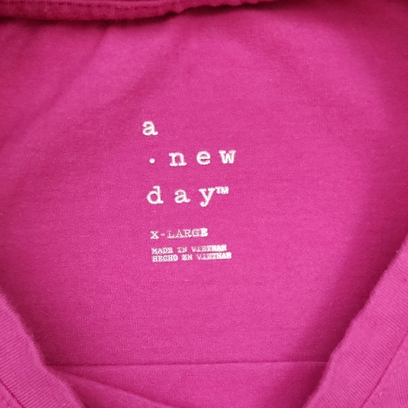 a new day Hot Pink Drawstring Mini Dress - Picture 2 of 6